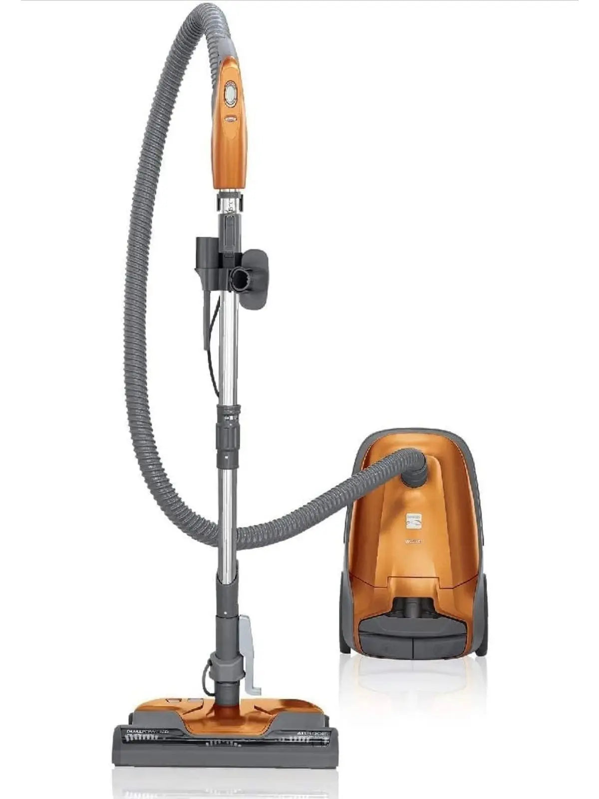 Bagged Canister Vacuum Cleaner with Cleaning Tools, Orange
