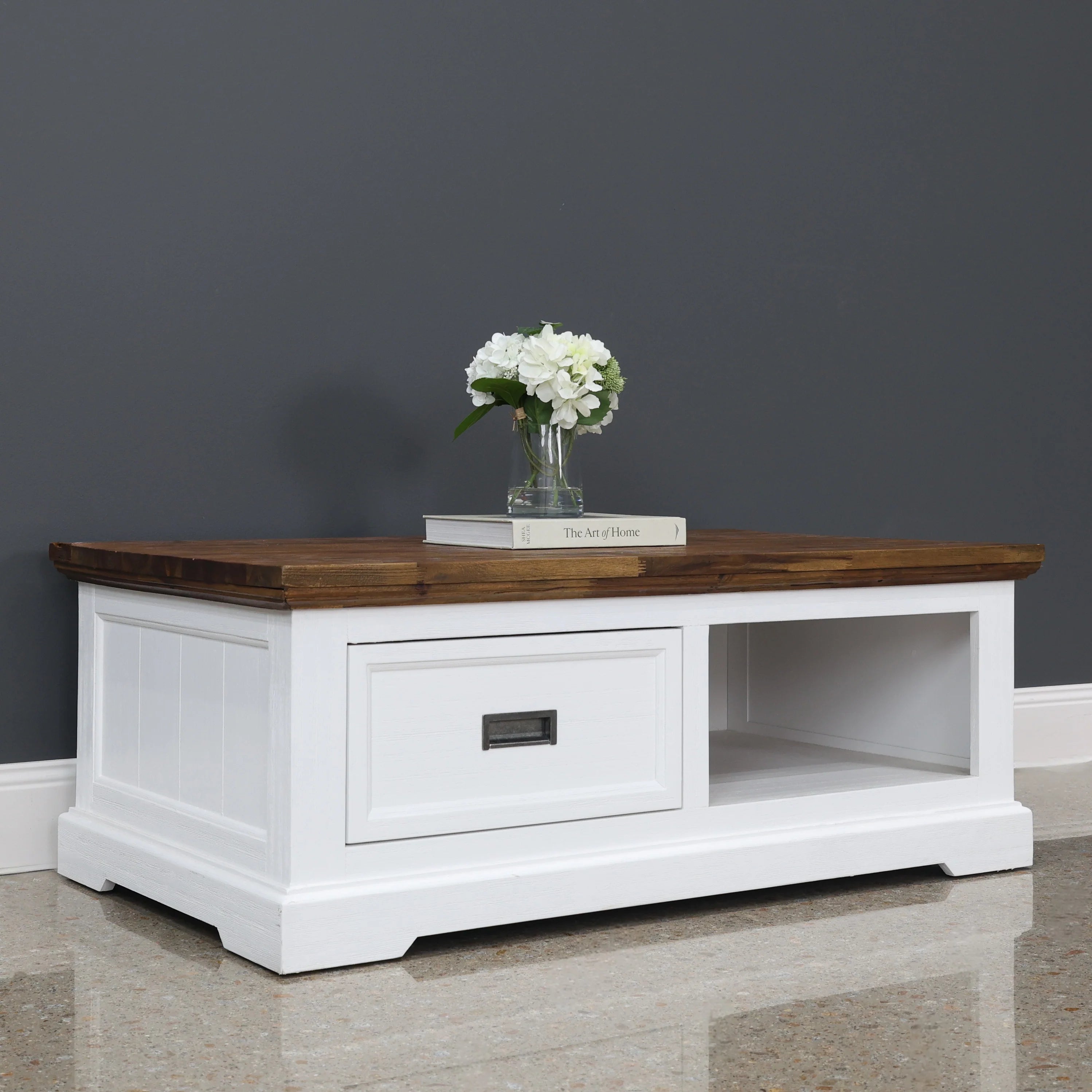 Provedore Two Tone Coffee Table w/ 1 Drawer