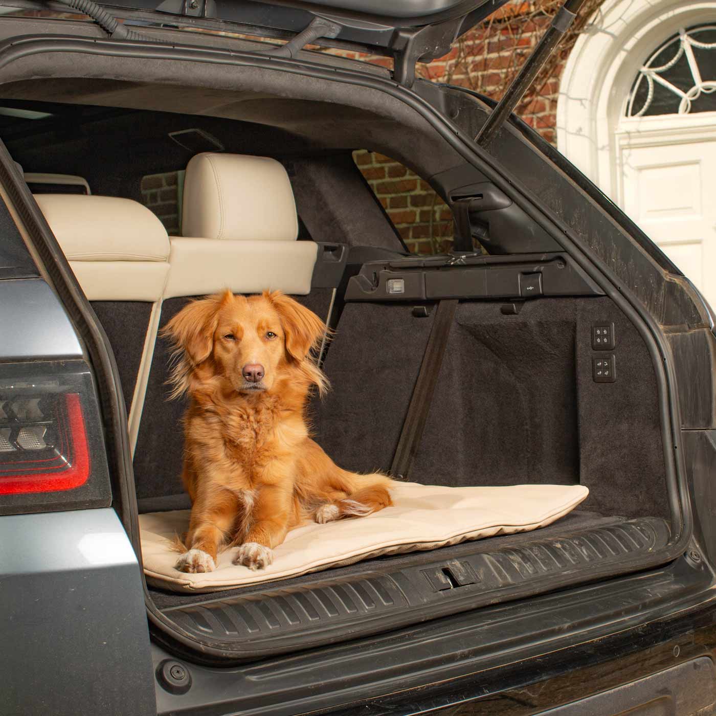 Travel Mat in Sand Rhino Faux Leather
