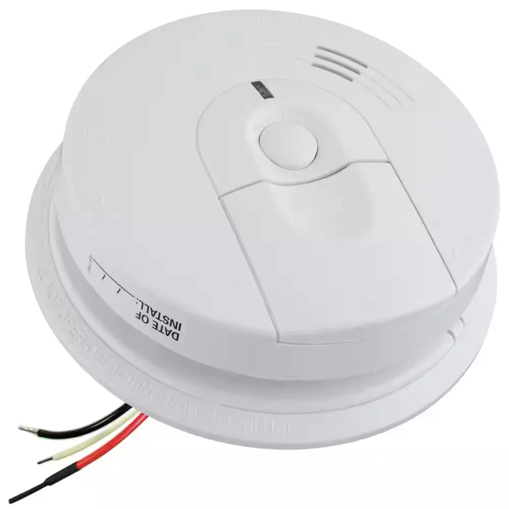 4-Pack Hardwired Smoke Detectors with Ionization Sensors