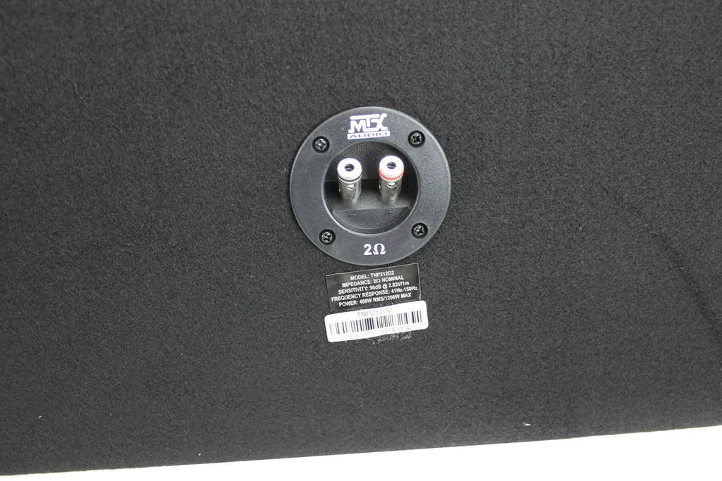 Dual 12-Inch Loaded Car Subwoofer System with Subwoofer Box, Amplifier and Wiring Kit