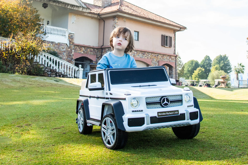 2026 Licensed 12V Mercedes Maybach G650s 4WD Kids Ride On 1 Seater Car with RC