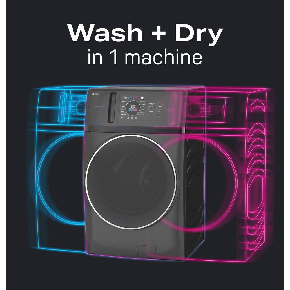 4.8 Cu. Ft. Ventless Washer Dryer Combo with Heat Pump Technology, Carbon Graphite