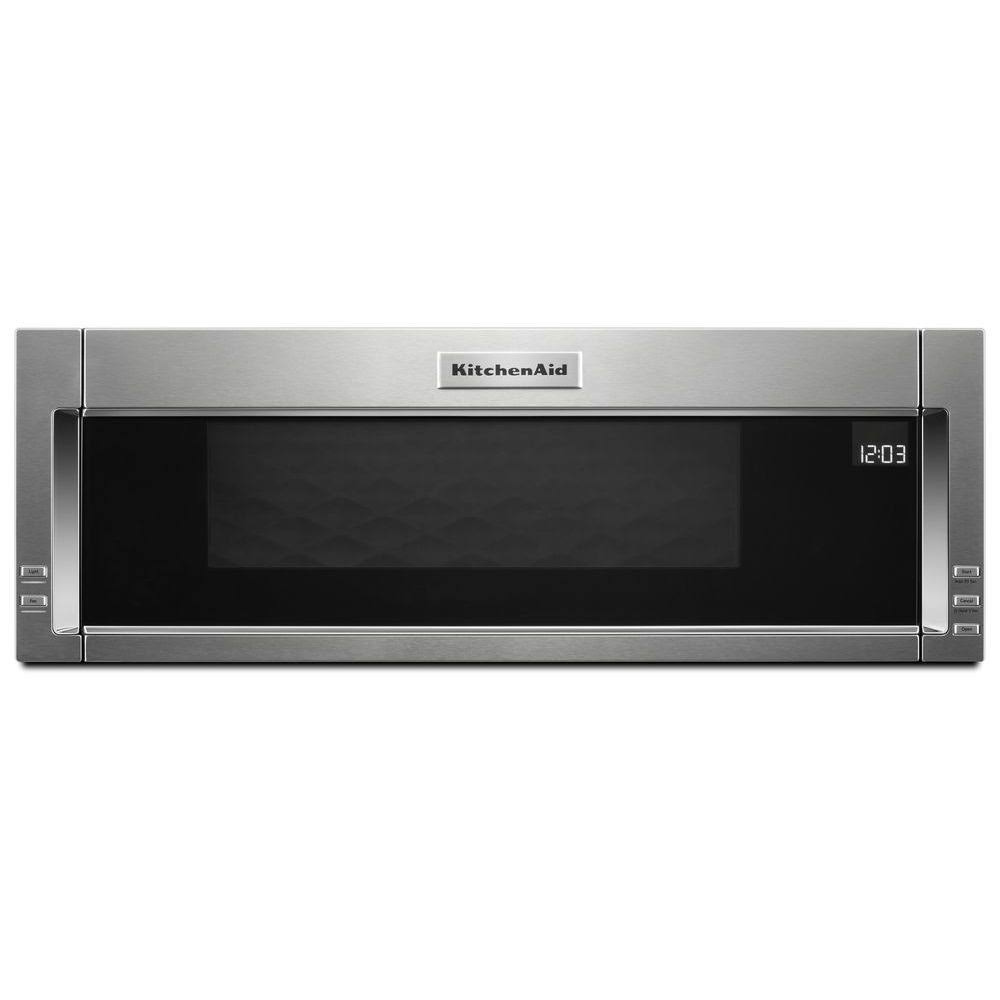 30-Inch Low-Profile Microwave Hood, 1000W, Stainless Steel, Dual LED and 4-Speed Ventilation