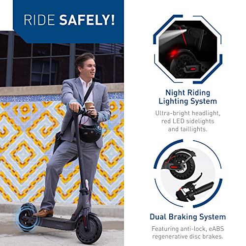 500W Folding Electric Scooter with 10-Inch Solid Tires
