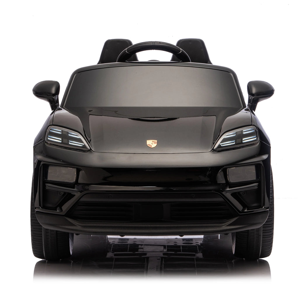 Licensed 24V Porsche Macan Turbo EV Kids Ride On One Seater cars, Rubber Tires, Leather Seat, with RC