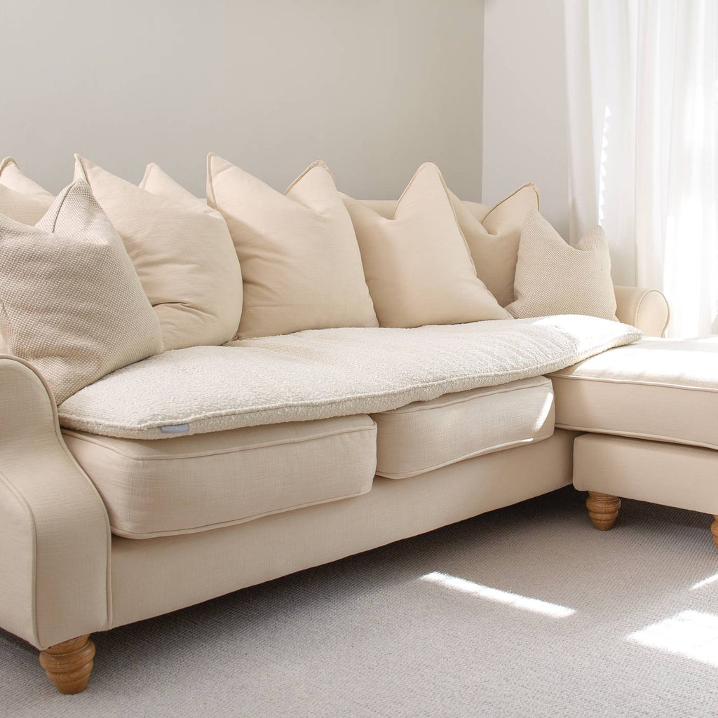 Couch Topper in Bouclé
