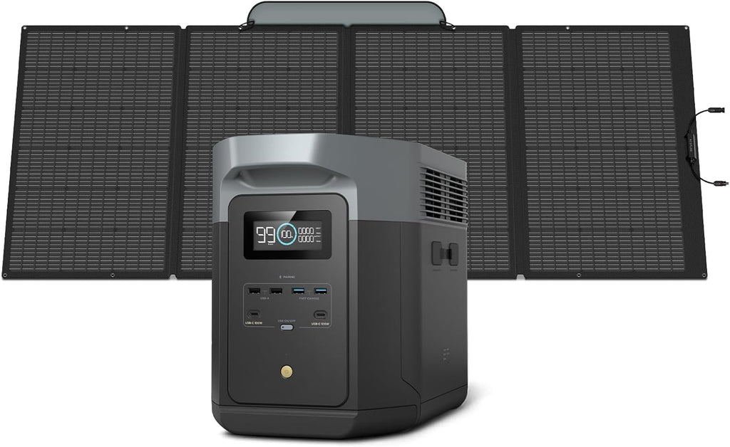 2400W Portable Power Station Solar Generator