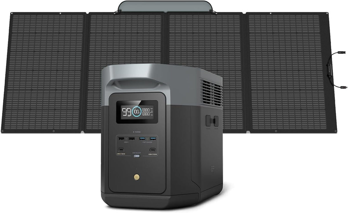 2400W Portable Power Station Solar Generator