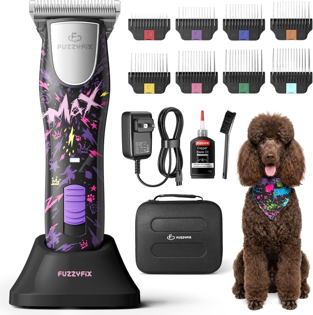 Professional Dog Clippers for Grooming with Detachable Wide Blade