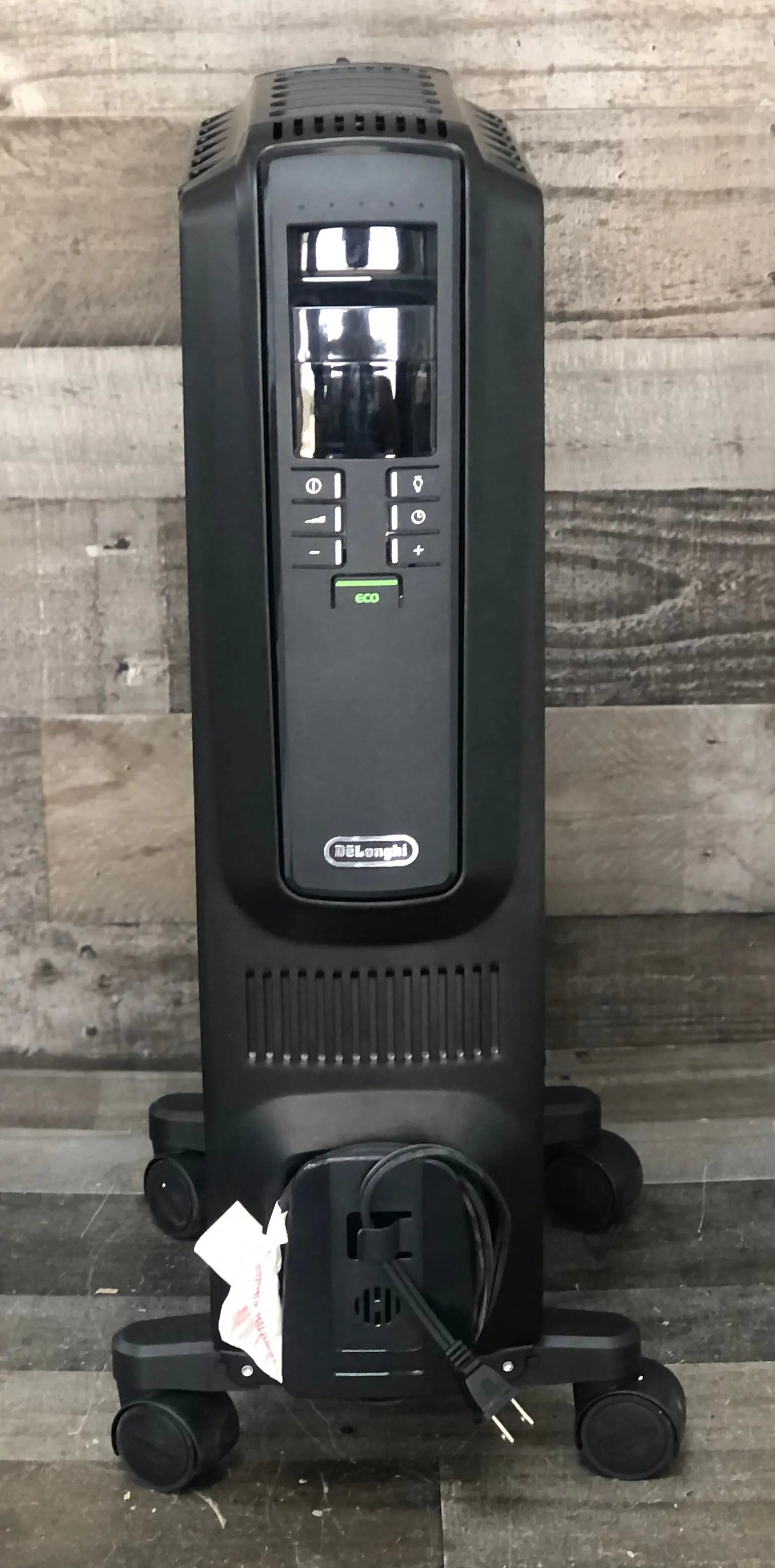 1500W Oil-Filled Radiator Space Heater with Adjustable Thermostat, 3 Heat Settings and Timer, Black