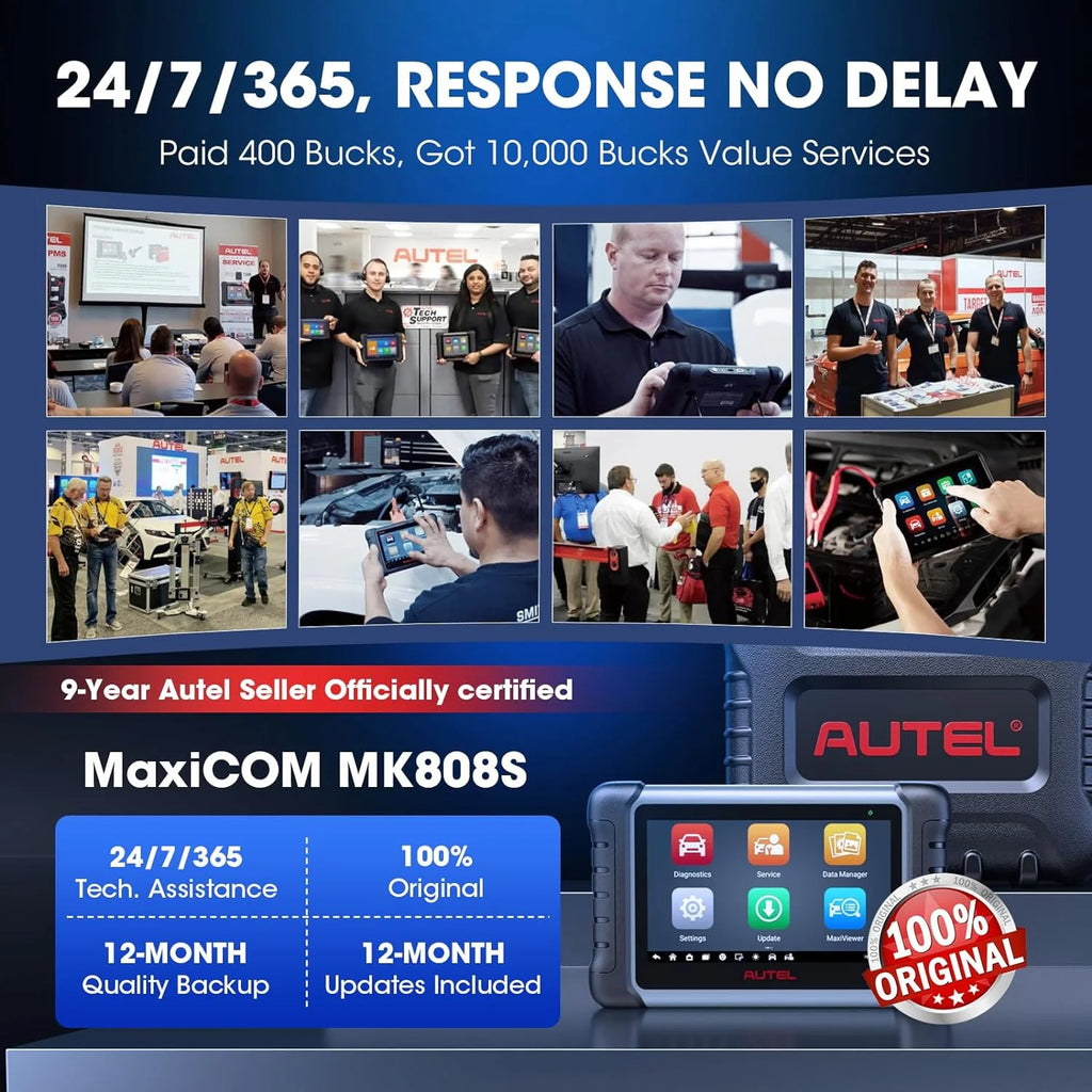 2024 Bidirectional Automotive Diagnostic Scanner with Active Test, All-System Diagnostics and Injector Coding