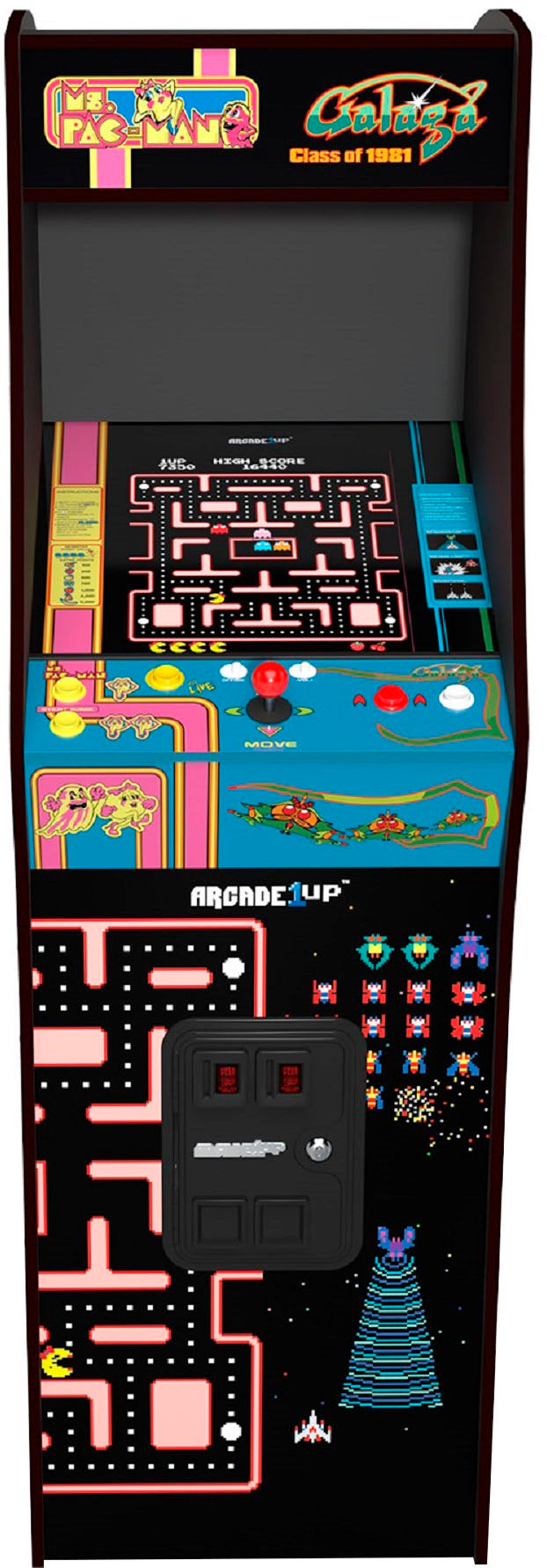 Deluxe Retro Arcade Game Console, Blue