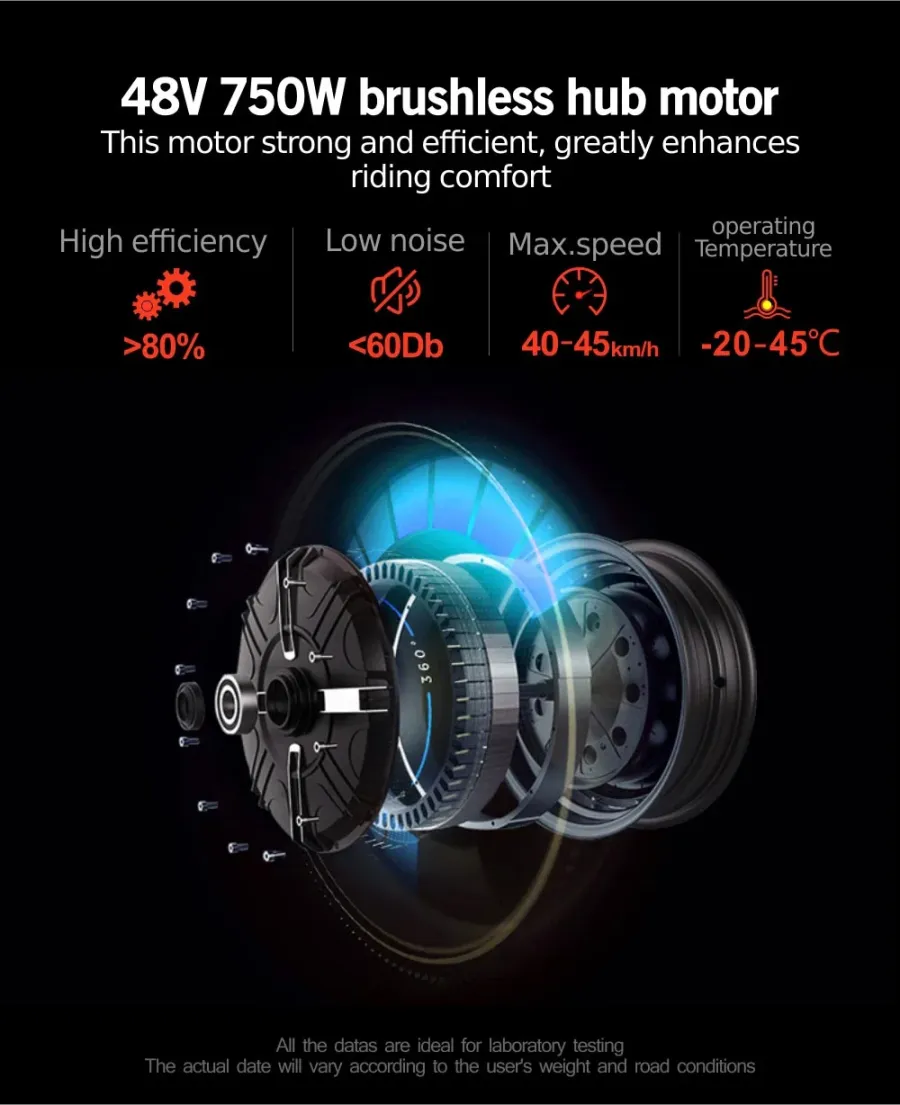 48V 15Ah Lithium Battery Outdoor Electric Bike