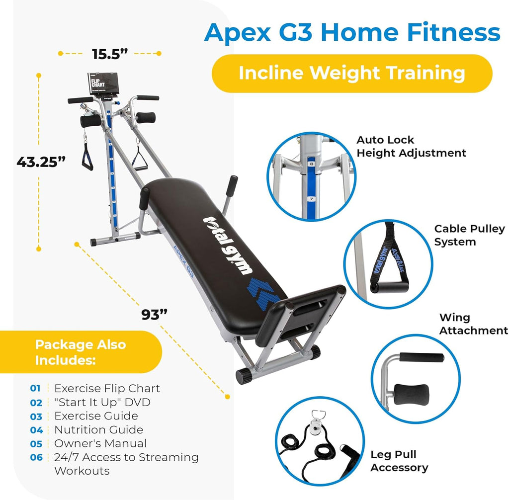 Full Body Workout System for Indoor Home Gym