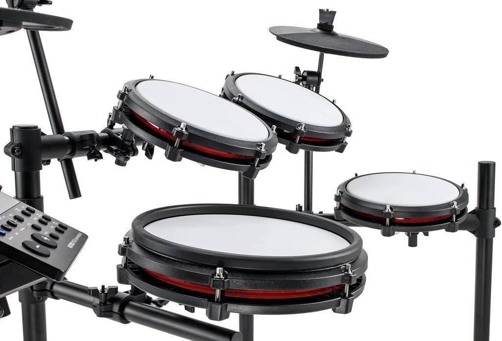 Electronic Drum Set with Mesh Pads and Bluetooth