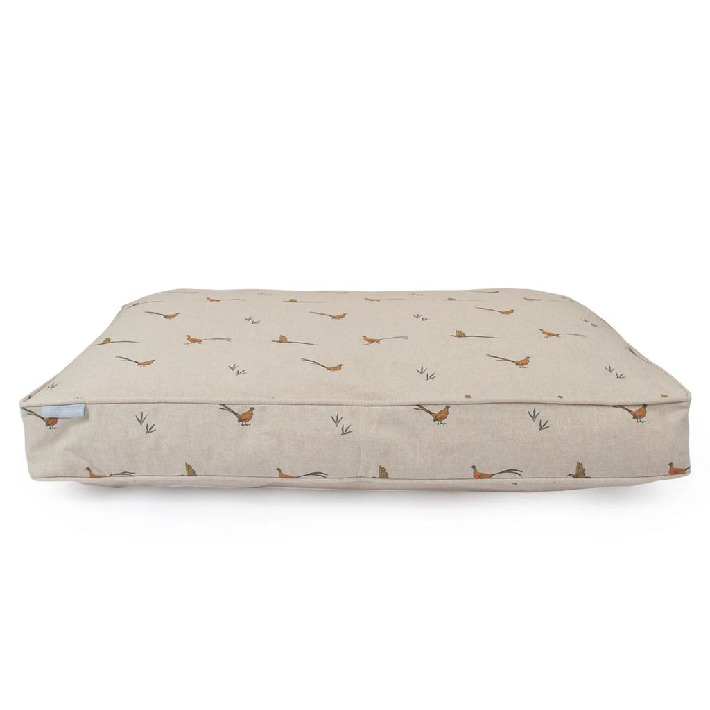 Dog Cushion in Woodland Pheasant