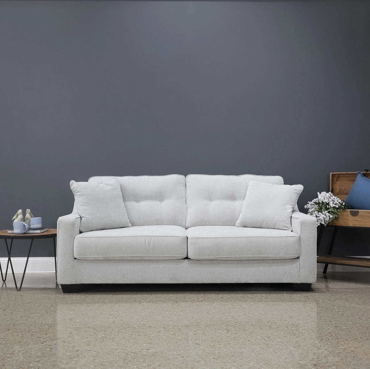 Victoria Sofa Light Grey