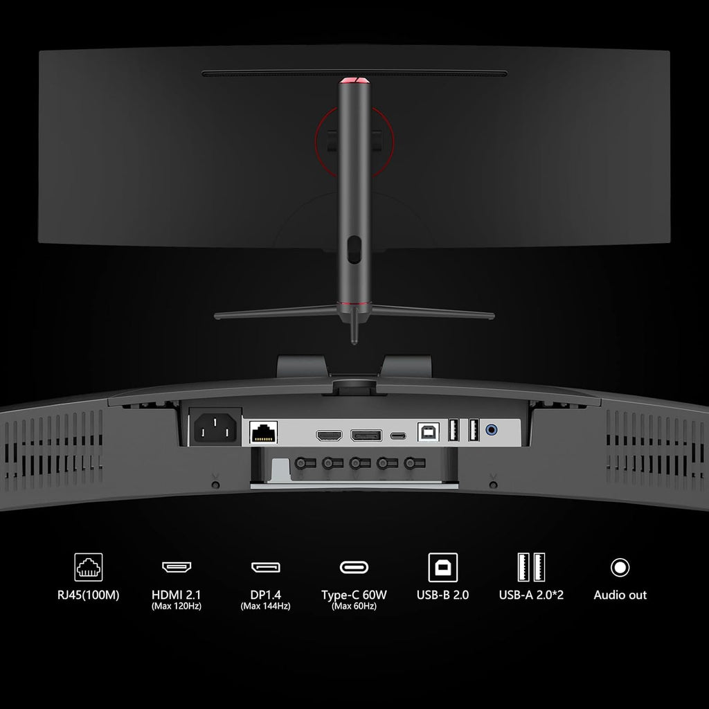 49-Inch Curved Gaming Monitor, 144Hz, HDR400, USB-C