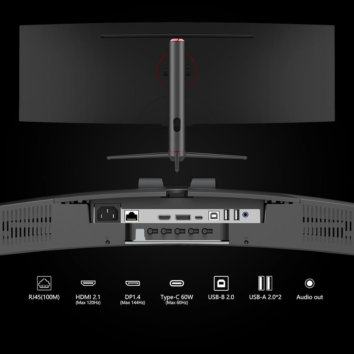 49-Inch Curved Gaming Monitor, 144Hz, HDR400, USB-C