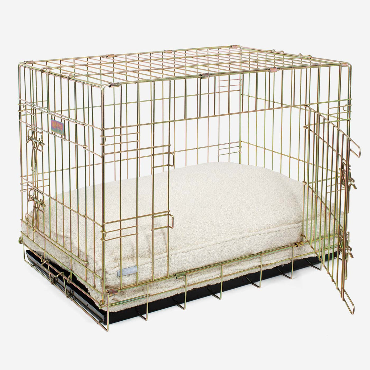 Dog Cushion in Ivory Bouclé