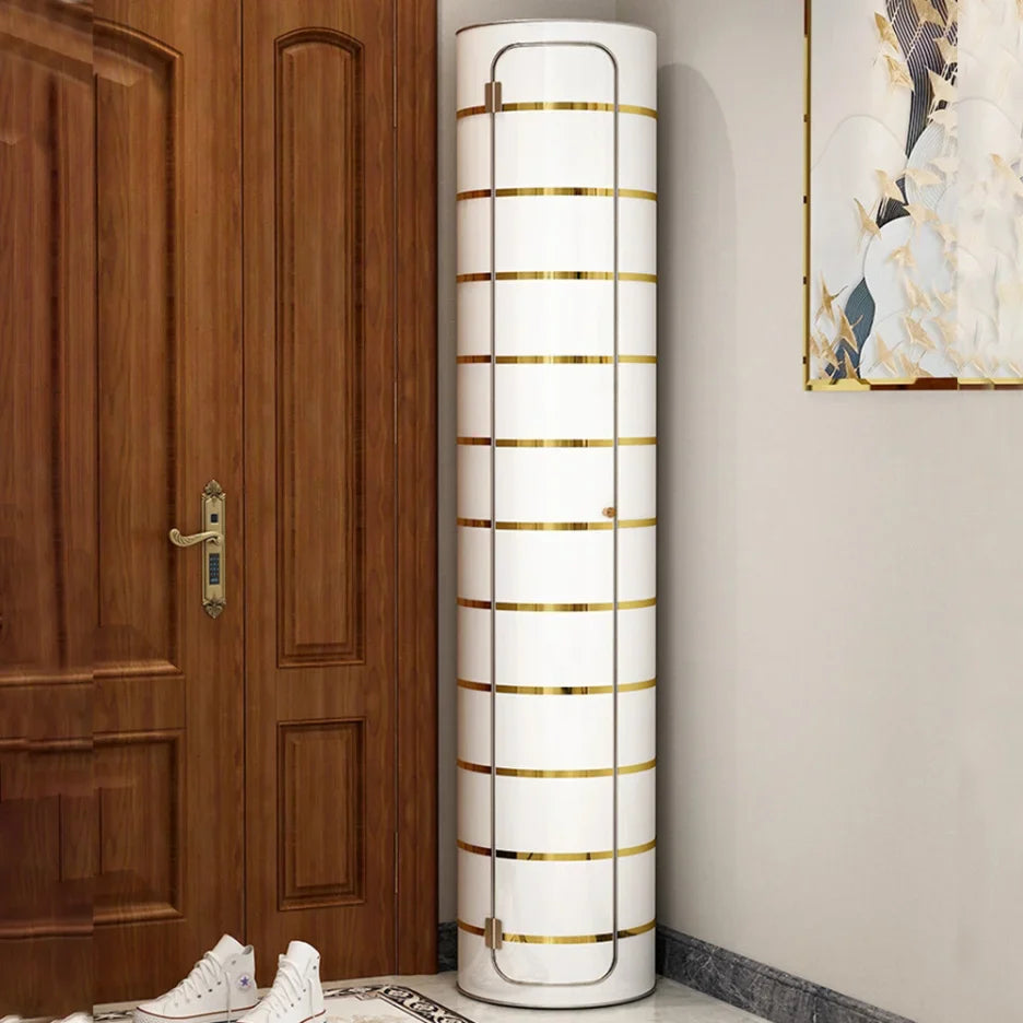Large-Capacity Multi-Layer Rotating Shoe Cabinet with Mirror and Deodorizer