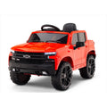 2026 12V Official Chevrolet Silverado Truck Kids Ride On One Seater Electric Car With RC
