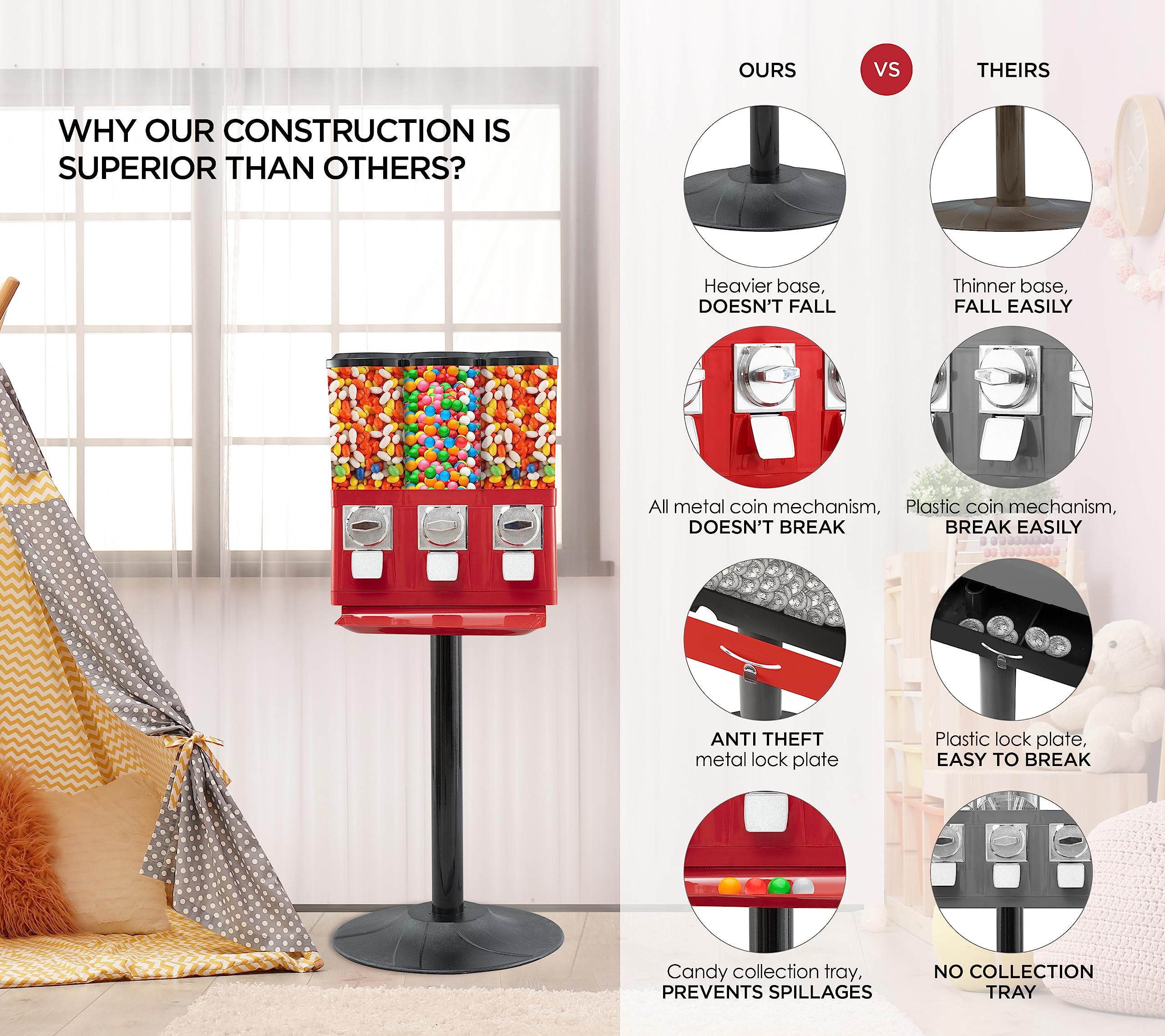 Machines Dispenser Commercial Removable Canisters