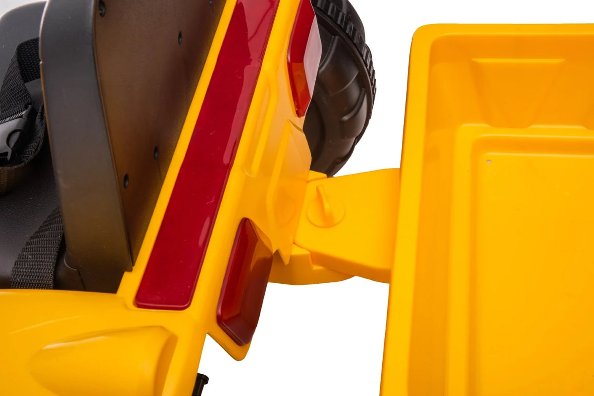2026 12V Excavator Tractor Trailer Kids Ride On One Seater Electric Truck with RC and Wagon