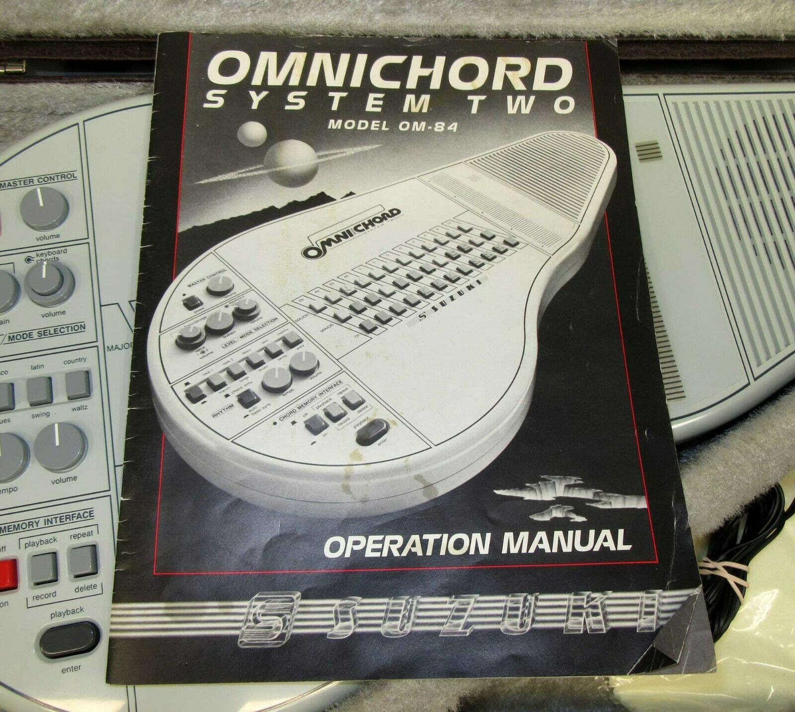 Electronic Musical Instrument System with Hard Case, Power Supply and Manual, Tested and Working