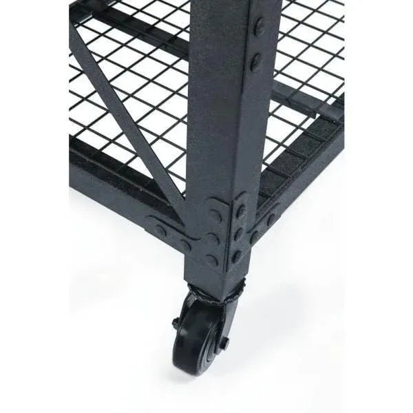 72-Inch 3-Drawer Rolling Industrial Workbench with Wood Top