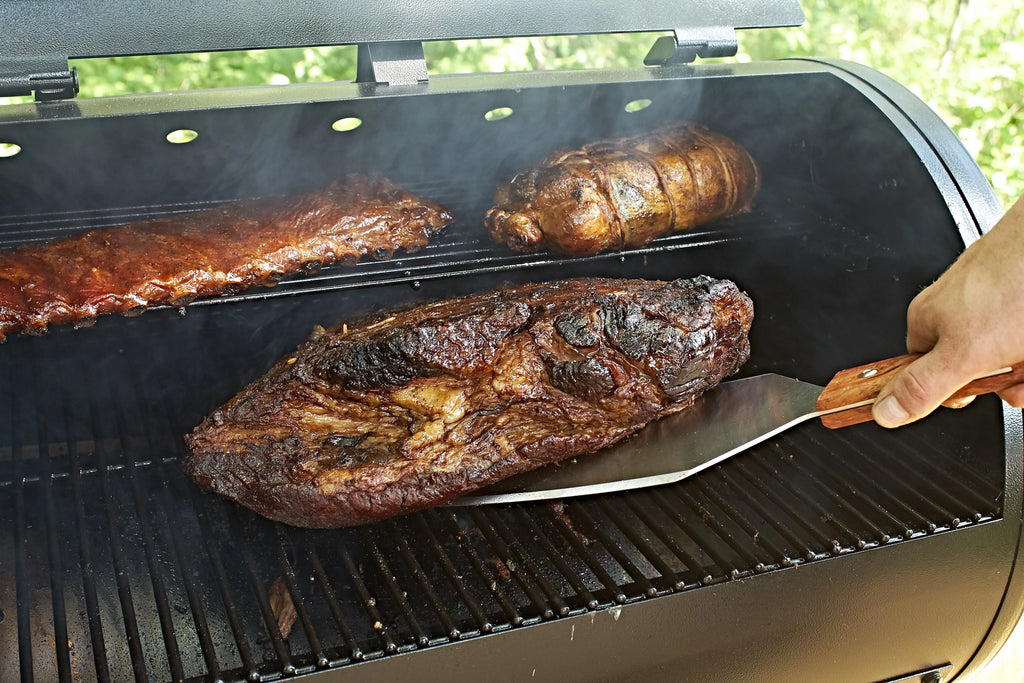 700 Sq. In. Wood Pellet Grill with Flame Broiler