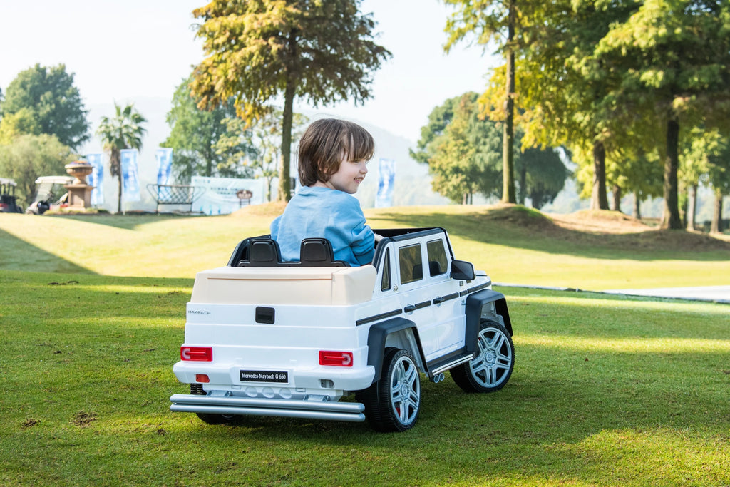 2026 Licensed 12V Mercedes Maybach G650s 4WD Kids Ride On 1 Seater Car with RC