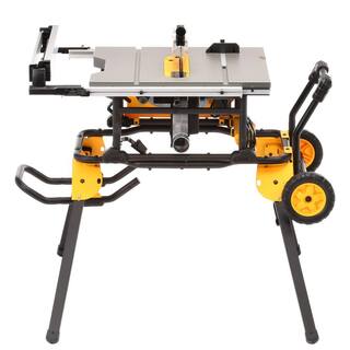 15 Amp 10-Inch Corded Job Site Table Saw with Rolling Stand