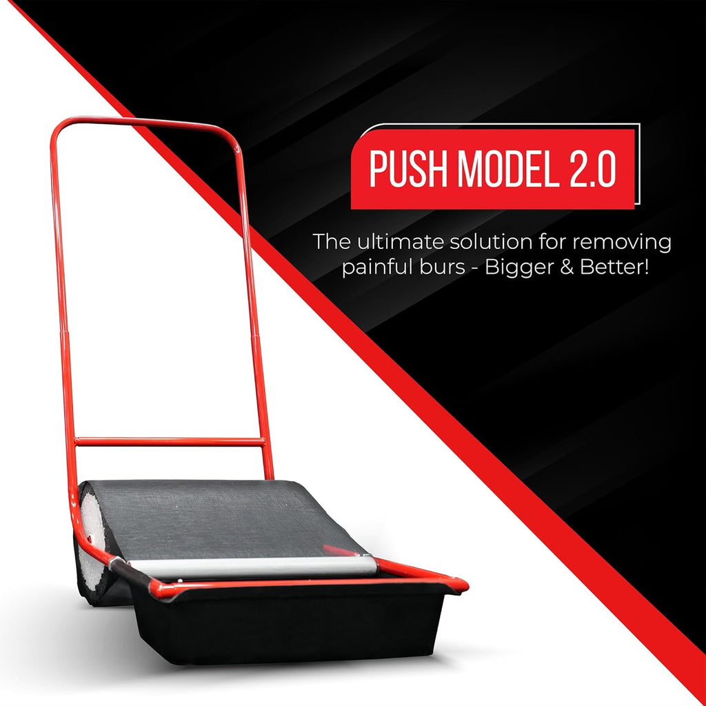 18-Inch Push Burr Roller Remover Yard Tool