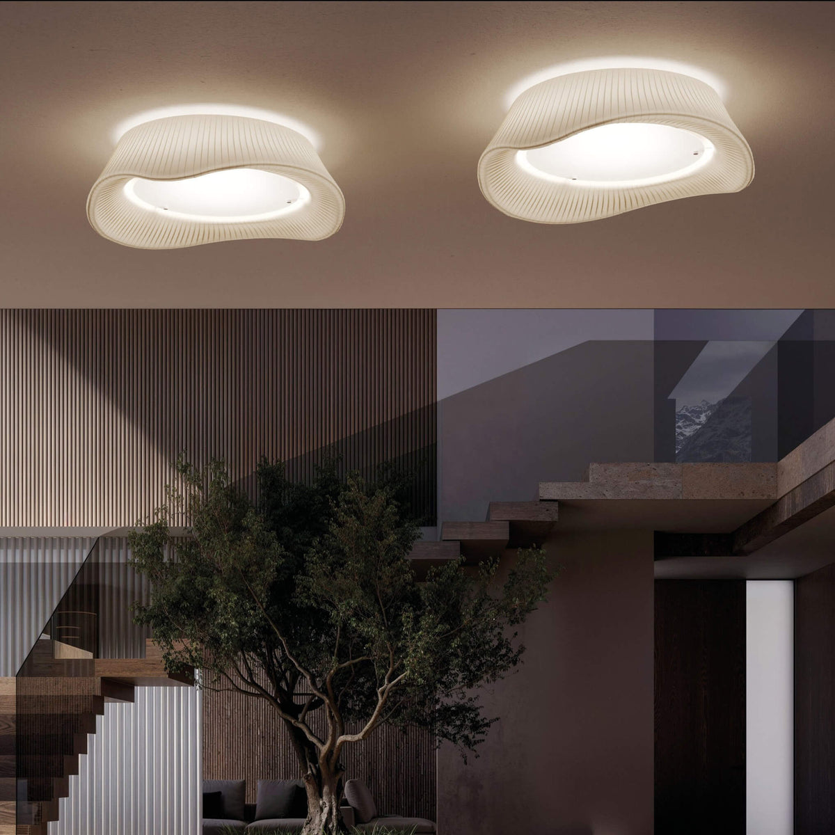 Cocò Demi Ceiling Lamp by